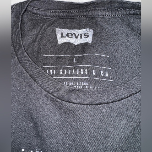 Original Levi’s White Spatter Logo T-Shirt - Picture 4 of 6